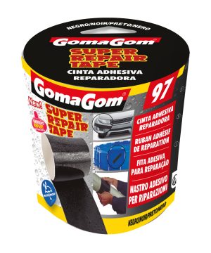 NASTRO ADESIVO RIPARAZIONE NERO