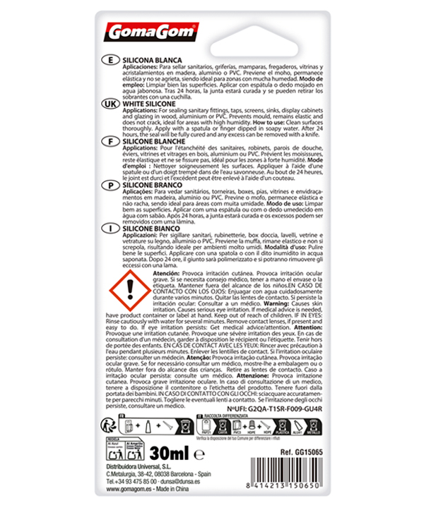 SILICONA BLANCA 30ml - Imagen 2