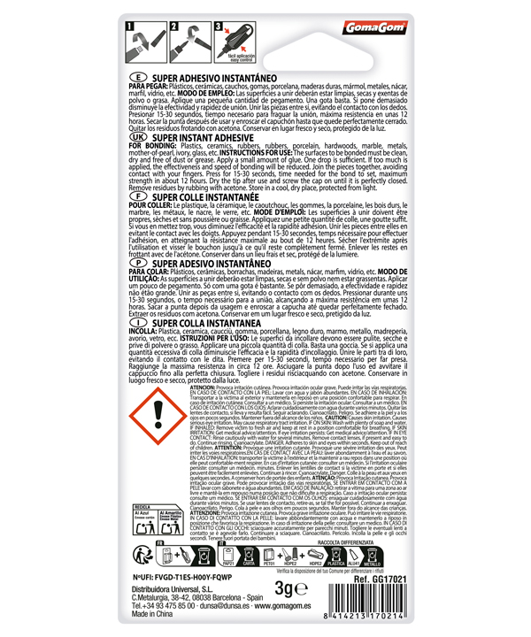 SUPER COLLA INSTANTANEA 3g PRECISIONE - immagine 2