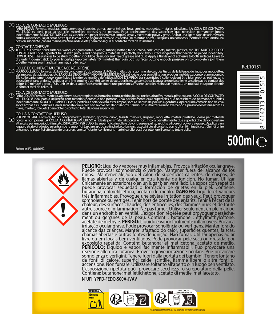 MULTI-PURPOSE CONTACT GLUE 500ml - Image 2