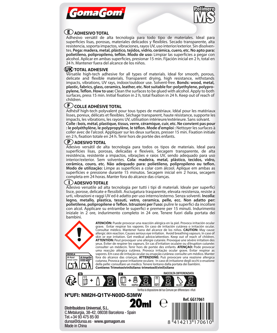 COLLE ADHÉSIVE TOTAL 20ml – Image 2